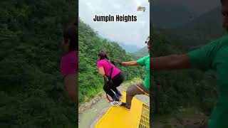 Jumpin Heights 83 Meter Bungee Jump Rishikesh rishikesh shorts bungeejumpingrishikesh [upl. by Richelle866]