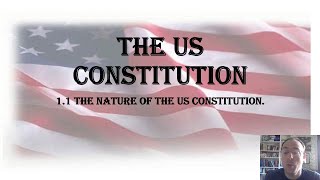 The Nature of the US Constitution [upl. by Makell]