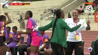 Botswana 06 Zambia  Extended Highlights  COSAFA U20 Womens Championship [upl. by Vyner]