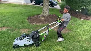 Ego Power Mower 21 inch Select Cut XP Cordless Mower 75 minute Runtime A Mower The Family Can Use [upl. by Snodgrass]