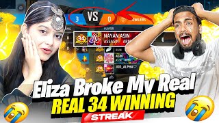 She Broke My Winning Streak 💔Eliza kicked From Guild  Garena Free Fire Max [upl. by Nehemiah651]