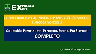 Calendário Perpétuo Completo [upl. by Purdy485]