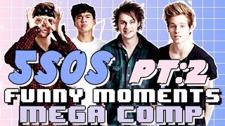 5 Seconds of Summer 5SOS Funny Moments Crack Humor MEGA COMP Pt2 [upl. by Aihseym738]