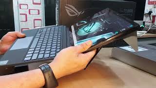 ASUS ROG FLOW Z13 TABLET GAMING SUPER 2023 CORE I9 13900 20 cpu RAM 16GB 1TB SSD RTX 4050 6GB [upl. by Onitnelav]