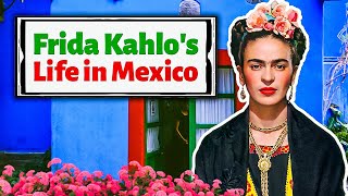 Frida Kahlo Facts  Home Tour Pain Neighborhood Diego Rivera [upl. by Annahavas]