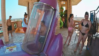 Unseen Secrets Exploring Europes Aquaparadise Water Park In Nessebar Bulgaria All Waterslides [upl. by Maureen]