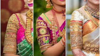 Top 20 Bridal Pattu Saree Blouse Designs [upl. by Cid]