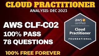 AWS Certified Cloud Practitioner Practice Questions  ANALYSIS DEC 2023 CLFC02 [upl. by Eltsirk]