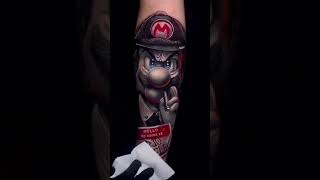 Mario Shelby perfect tattoo artwork by © Eduardo Maziero from Brazil [upl. by Grounds177]