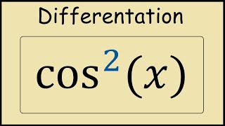 Derivative of cos2x using the Product Rule [upl. by Belle]