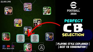 Perfect CB Combo to Improve Your Defending in eFootball 2024 Mobile [upl. by Ahsinirt]