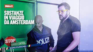 Un uomo che fa sempre avanti e indietro con Amsterdam viene fermato  Stop Border Control Fiumicino [upl. by Nho404]