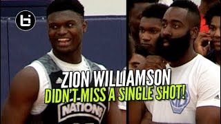 Zion Williamson Didnt Miss a Shot In Front of James Harden Adidas Nations Raw Highlights [upl. by Suirad]