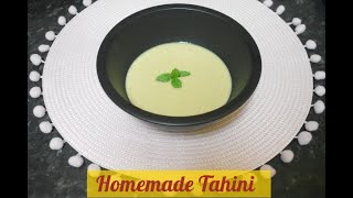 Homemade Tahini  Tahini Recipe  My Kitchen My Spices [upl. by Ecilef]