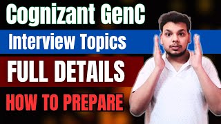 Cognizant GenC Interview Questions  How to Prepare for Cognizant GenC Interview  Cognizant Hiring [upl. by Elorak]