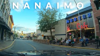 Nanaimo BC Downtown Drive 4K  British Columbia Canada [upl. by Ahsoyek50]