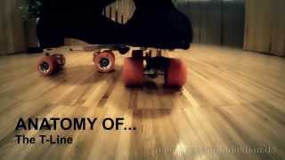 ANATOMY OF The T Line roller skating tutorial [upl. by Oruasi]