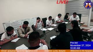 DPWH Apayao 2nd DEO Procurement LS Live Stream [upl. by Steffane]