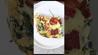 Keto Breakfast Casserole with Spinach and Bacon  Recipe in the comments [upl. by Hy684]