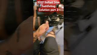 2017 Softail Slim saddlebag solution harleydavidson motorcycling saddlebags touring [upl. by Lefton785]