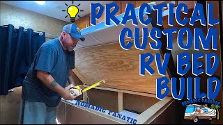 Complete Rebuild RV Bedroom amp Bed MUCH BETTER [upl. by Alebasi903]