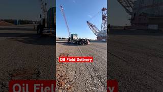 Oil Field Delivery oilfield largecars trucking grovecrane big [upl. by Miko737]