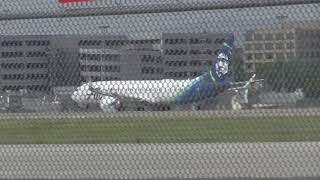 Alaska Airlines Boeing 737 MAX 9 Taking off from San Jose International Airport [upl. by Dori]