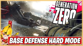 Lets Do A Base Defence On HARD MODE In Generation Zero [upl. by Brand10]