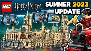 INSANE LEGO Harry Potter Hogwarts Castle amp Summer 2023 Updates [upl. by Kayle]