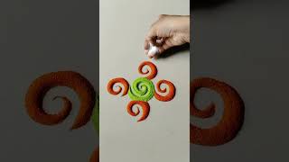 Simple rangoli 🌺🌺🌺designs beautiful rangoli 🌺🌺 [upl. by Lein]