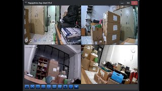 Mencoba Happytime RTSP Client Bisa Menampilkan Multiple RTSP Stream IP Camera  DVR Secara Bersamaan [upl. by Alper]