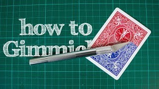 How To Make GIMMICKED CARDS  Handmade Professional GIMMICKS [upl. by Geraldine503]