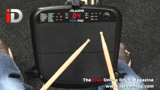 Alesis PercPad amp Sample Pad Review with Ian Croft iDrum Magazine [upl. by Inuat]