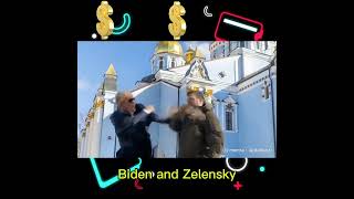 Biden and Zelensky ✅✅😍😂😂😁❤️❤️👍🤣biden zelensky [upl. by Kellina]