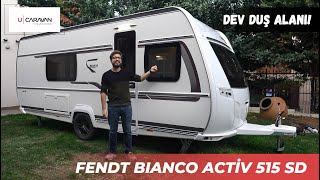 Fendt Bianco Activ 515 SD  U CARAVAN  KARAVAN TANITIMI [upl. by Anitrebla]