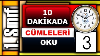 1 Sınıf  10 Dakikada Cümleleri Oku  3 [upl. by Esmerolda]