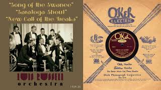 1929 Song of the Swanee Saratoga Shout New Call of the Freaks Luis Russell Orch HD 78rpm [upl. by Ecirted129]