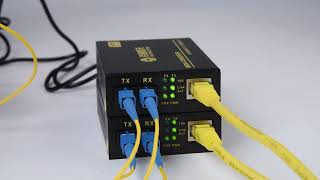 Fiber Media Converter：Muti mode Dual fiber [upl. by Pani]