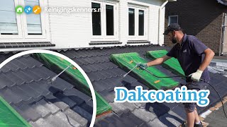 Dakcoating betonpannen in Made [upl. by Carlina747]