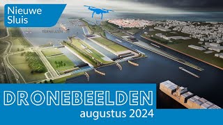 Dronebeelden Nieuwe Sluis Terneuzen augustus 2024 [upl. by Joshi]