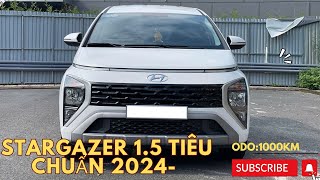 Hyundai Stargazer 15 Tiêu chuẩn 2024 ODO 1000 km Giá bán 489 triệu [upl. by Esdnil]