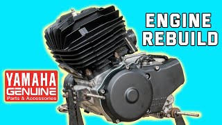 Rebuilding a 1995 Yamaha DT125 Enduro part3 [upl. by Deedahs954]