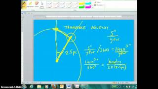 Parallax used to find transverse velocity [upl. by Rosati]