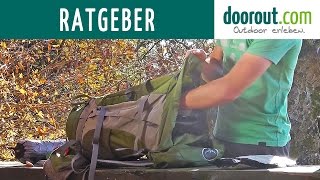 Rucksack Ratgeber  Trekkingrucksack und Wanderrucksack richtig packen [upl. by Christal]