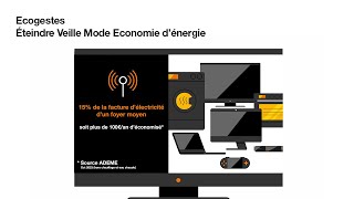 Ecogestes  Eteindre Veille Mode Eco automatique Décodeur TV 6  Orange [upl. by Roxy]