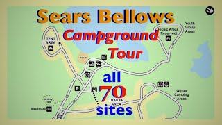 Sears Bellows Suffolk County park campsite tour all 70 sites Long Island New York east end camping [upl. by Jessica766]