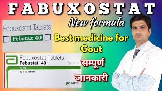 Febustat tablet  Febuxostat  Febuxostat tablet  Gout  uric acid symptoms [upl. by Iridissa]