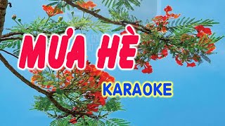 Mưa hè karaoke  Lớp 7  Kết nối tri thức với cuộc sống  Hà Lực [upl. by Ilegna225]