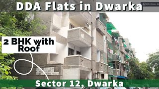 DDA FLAT IN DWARKA  REHAYASHI APARTMENT SECTOR 12 POCKET 7  Top Floor with Roof Right [upl. by Atikihs]