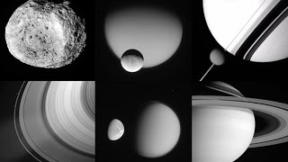 11 Years of Cassini Saturn Photos in 3 hrs 48 min [upl. by Onaled492]